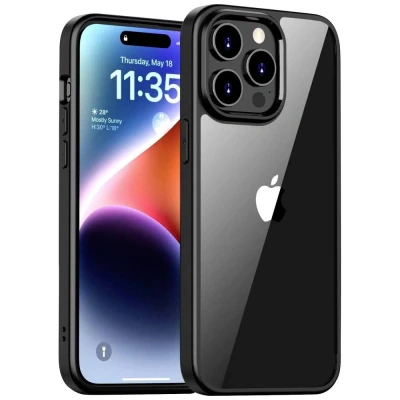 Immagine di JT Berlin Pankow Hybrid Backcover per cellulare Apple iPhone 15 Pro Nero, Trasparente