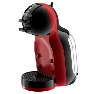 Immagine di NESCAFÉ DOLCE GUSTO Krups KP123H Mini Me Macchina da caffè 15 Bar Compatta ad alta pressione oltre 30 creazioni di Dimensioni a scelta Nero/Cherry Red