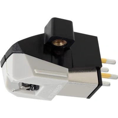 Immagine di Audio Technica AT VM95SP 78 RPM Dual Moving Magnet Cartridge with Conical Stylus (Black/Gray)
