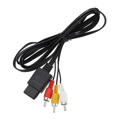 Immagine di EMSea 1 pz AV Composite Video Cavo di Ricambio Compatibile con Nintendo 64 N64/GameCube/SNES Cavi