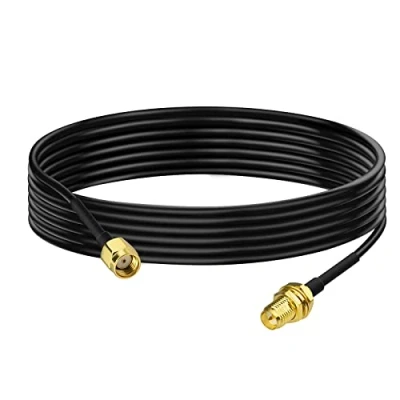 Immagine di Bingfu Cavo RP SMA Prolunga Antenna WiFi 2 m Adattatore da Maschio a Femmina RG174 per Scheda di Rete Wireless Mini PCI Express PCIE Gateway Router