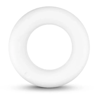 Immagine di Netuno 5 Mezzo Anelli in polistirolo 25 cm Cerchi Bianco Mezza Corona Anello Piatto Ghirlanda da Tavolo Piatta Base semicerchio Natale Pasqua