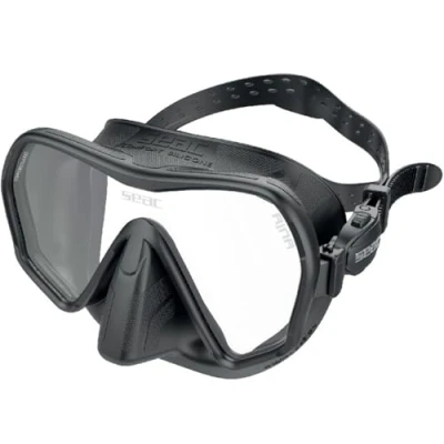 Immagine di SEAC Ajna, Maschera da Immersioni Subacquee Frameless con Ampia visuale, Facciale 100% Silicone
