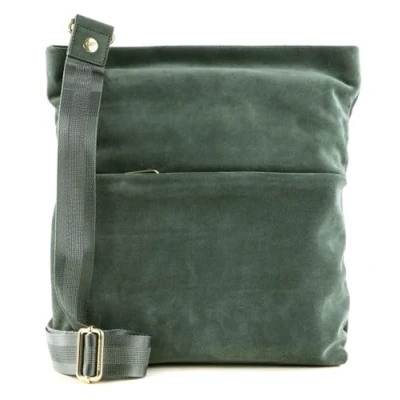 Immagine di Mandarina Duck Mellow Velvet P10LWT68, Borsa A Tracolla Donna, Verde (Balsamic Green), 32x33x5 (L x H W)
