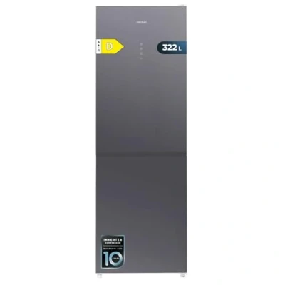 Immagine di Cecotec CoolMarket Combi 322 Glass Grey D. Multi Airflow, Total No Frost, Humidity Box, Crisper Modalità Vacanze, Eco, Porta Reversibile, Fast Freezing, Cooling