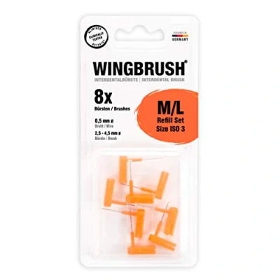 Immagine di WINGBRUSH® Spazzola interdentale set di riempimento ISO 3 (2a generazione)