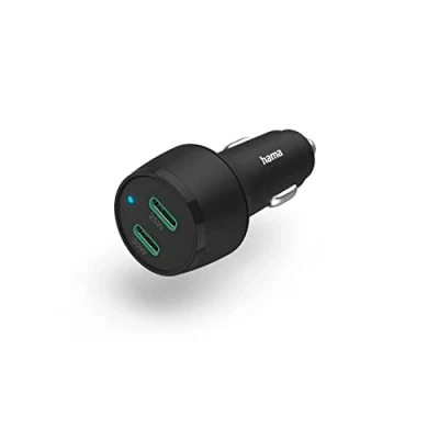 Immagine di Hama Caricatore USB 45 W Automobile, Camion Corrente di uscita max. 3000 mA Num. uscite: 2 x C®