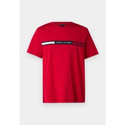 Immagine di Tommy Hilfiger Insert TEE Tshirt basic, Uomo, Taglia: XS, Medium red