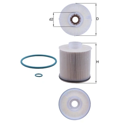 Immagine di MAHLE ORIGINAL KX 486D filtro Carburante Cartuccia RENAULT: Captur II, Clio V Hatchback, Kangoo III MPV