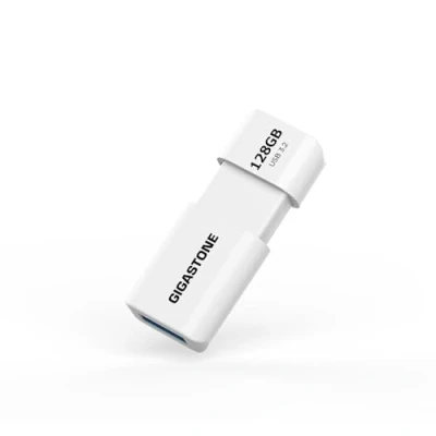 Immagine di Gigastone Chiavetta USB 128 GB, Z60 3.2 Gen 1 Serie, R/W 120/80 MB/s alta velocità, Senza cappuccio con design retrattile, compatibile interfaccia 2.0 / 3.0 3.1
