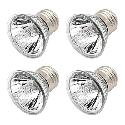 Immagine di WOOLUCK Lampada LED Calore Tartaruga 50W, UVA UVB Lampadina Riscaldante, di Riscaldamento per Rettili, Lampadine Habitat Animali Domestici(4 Pezzi)