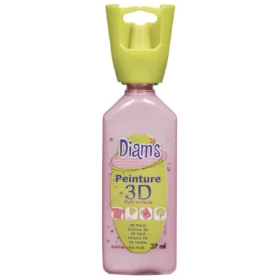 Immagine di DIAM&#039;S Pittura 3D per Tutti i Supporti, Vieux Rose Nacré, 37 ml