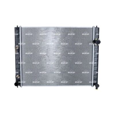 Immagine di NRF 56585 Radiatore motore Alluminio 636 525 16 Alette di raffreddamento saldate