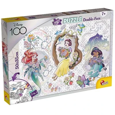 Immagine di Liscianigiochi Puzzle DF Plus 250 Disney 100 Principesse, Multicolore, 101016