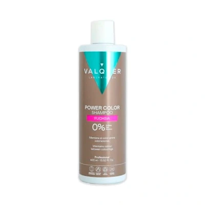 Immagine di Valquer Professional Shampoo Power Color capelli tinti. Vegano e senza solfati (fucsia). Hair Enhancer 400 ml.