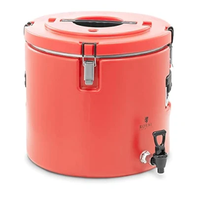 Immagine di Royal Catering RC_TT_5 Serbatoio termico da 30 l, con rubinetto di scarico, contenitore per alimenti, termoport, termico, cibo