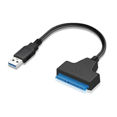 Immagine di GeekerChip Adattatore USB 3.0 a SATA, Convertitore e Esterno SATA per HDD SSD 2.5,Cavo 5Gbps Supporta Windows XP/Vista/7/8/10 Mac OS ECC