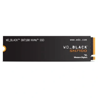 Immagine di WD_BLACK SN7100 4TB NVMe SSD Interno, M.2 2280, velocità fino a 7000/6700 MB/s, Next Gen TLC 3D NAND, 2,400TBW, Progettata per i laptop e dispositivi portatili da gaming