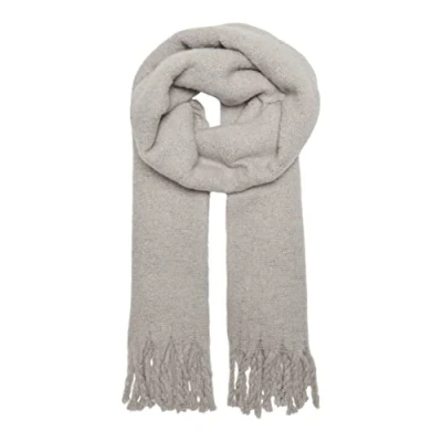 Immagine di ONLY Onlmartine Life Boucle Scarf Acc Sciarpa, Grigio Chiaro Melange/Dettaglio: Argento Lurex, Taglia Unica Donna