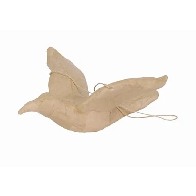 Immagine di Decopatch SA154O 1 supporto in cartapesta marrone 22x24x9,5 cm, Colibrì da appendere