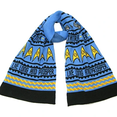 Immagine di Star Trek Sciarpa maglia “Live Long and Prosper Ufficiale Spock “Lunga Vita e Prosperità