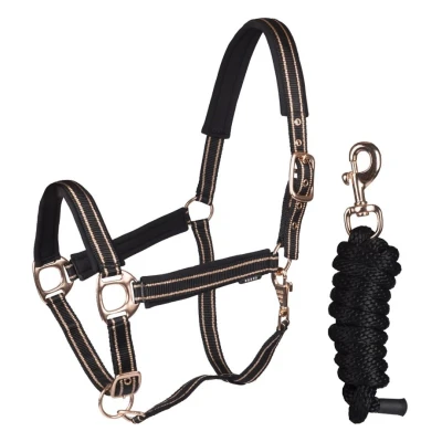 Immagine di horka SET HALTER DELUXE Cob Rosa / Nera