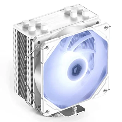 Immagine di ID COOLING SE 224 XTS ventola di raffreddamento per CPU da tavolo, 4 heatpipe CPU, luce LED bianca, 120 mm, PWM, Intel LGA1700/115X/1200; AMD AM4/AM5