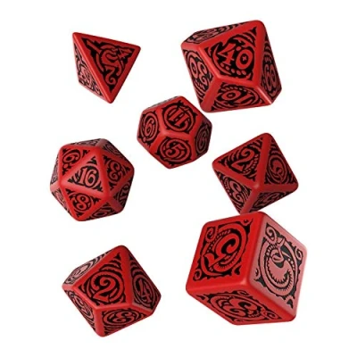 Immagine di Q Workshop CTN62 Call of Cthulhu: The Outer Gods Nyarlathotep Dice Set (7), Multicolore
