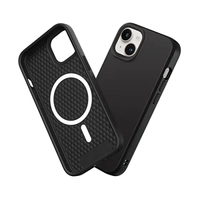Immagine di RhinoShield SolidSuit Case Compatible with Magsafe for [iPhone 14/13] Shock Absorbent Slim Design Protective Cover Premium Matte Finish 3.5M / 11ft Drop Protection Classic Black
