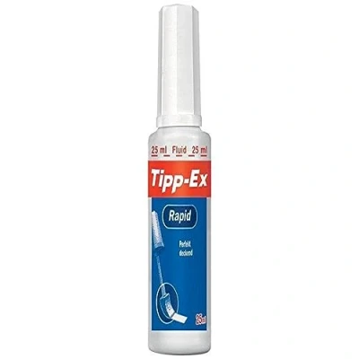 Immagine di Tipp Ex, correttore liquido ad asciugatura rapida, con pennellino in spugna, 20 ml, confezione da 10