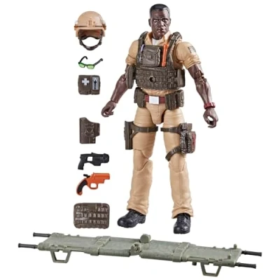 Immagine di G.I. Joe Classified Series #122, Carl Doc Greer, action figure da collezione, 15,2 cm, con 7 accessori