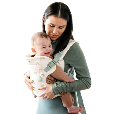 Immagine di Infantino Marsupio Neonato 4 in 1 Flip Advanced Ergonomico e Convertibile Trasporto Frontale Dorsale Cinghie Regolabili Per Bambini da 3,6 a 14,5 kg Arcobaleno