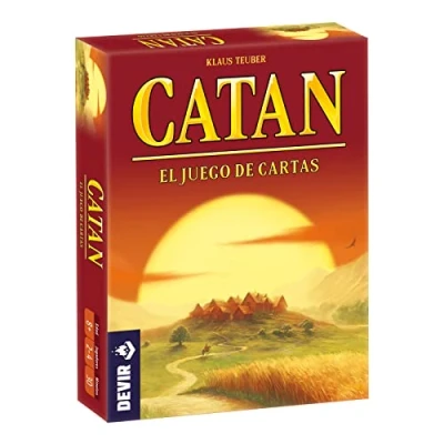 Immagine di Devir Catan il gioco di carte, da tavolo con amici, per feste, 8 anni (BGCATMN)