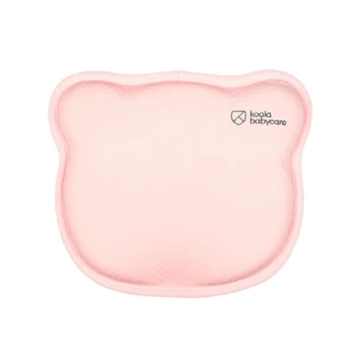 Immagine di Koala Babycare Cuscino Neonato Plagiocefalia Sfoderabile (con due Federe) per aiutare a prevenire e trattare la Testa Piatta in Memory Foam Rosa Design Registrato KBC®