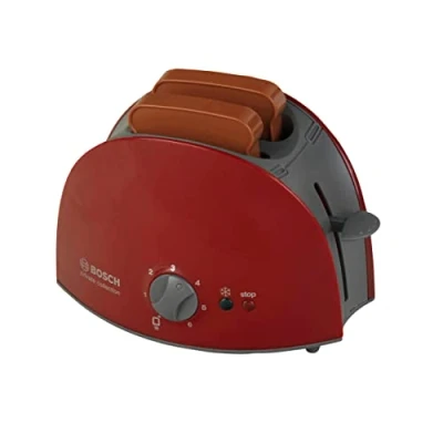 Immagine di Theo Klein tostapane Bosch con Funzione Meccanica del Incluse 2 fette di Pane da Toast Giocattolo Dimensioni 15 cm x 12 10,5 per Bambini a Partire dai 3 Anni età
