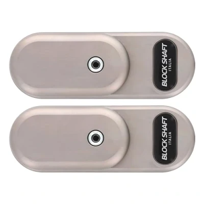 Immagine di BLOCK SHAFT Gatelock Doppio Set di 2 Serrature ad Alta Sicurezza per Veicoli Commerciali, Bloccaggio Automatico, Lega Speciale Inossidabile