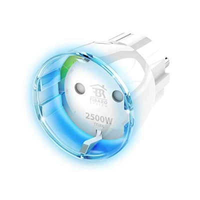 Immagine di FIBARO Adattatore a Muro Tipo F per Apple Home Kit