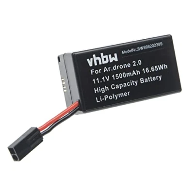 Immagine di vhbw batteria compatibile con Parrot AR drone 1,0, 2,0, 2.0 HD quadricottero multicottero (1500mAh, 11,1V, Li Poly)