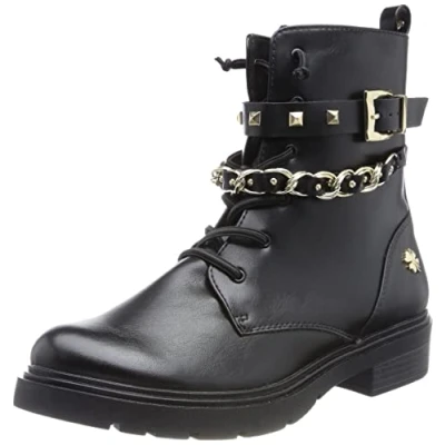 Immagine di MARCO TOZZI Donna 2 85217 29, Stivali alla Moda, Colore: Nero e Oro, 39 EU