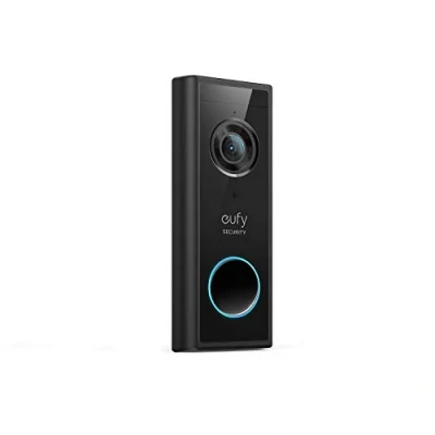 Immagine di eufy Security, videocitofono wireless aggiuntivo con risoluzione 2K, audio bidirezionale, semplice auto installazione, richiede HomeBase 2