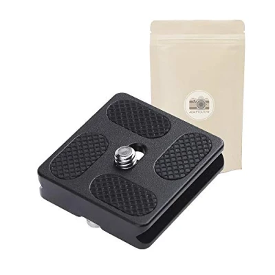 Immagine di PU 40 Piastra di treppiede Tipo Arca Swiss Standard 40mm PU40 a sgancio rapido DB QR04 Benro Gitzo Induro B0 B1 B2 J1 N1