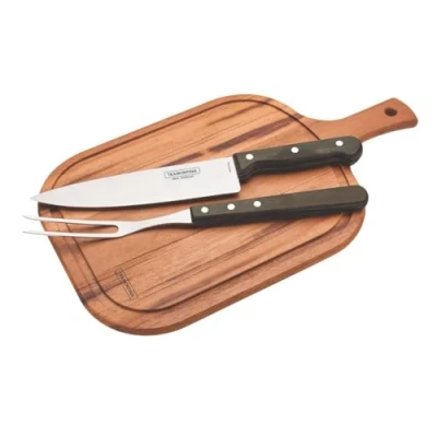 Immagine di Tramontina 29899/301 &quot;Churrasco Set di Posate, Colore: Marrone Chiaro (3 Pezzi)