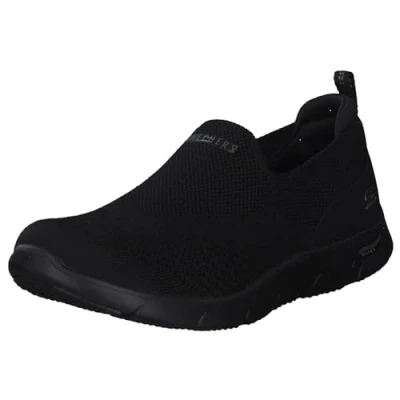 Immagine di Skechers Arch Fit Refine Don&#039;t Go, Sneaker Donna, Black Heathered Knit, 39 EU