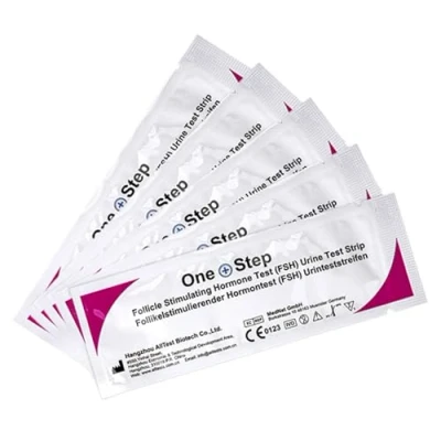 Immagine di 5 x One+Step Test della Menopausa ultra sensibile 25 mIU/mL I Ormone FSH (Urine) per la