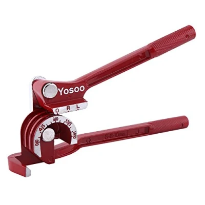 Immagine di Keenso 3 in 1 180 Gradi 1/4 Pollici 5/16 3/8 curvatubi Strumento per Piegatura Tubi Pesanti Curve a nella curvatura