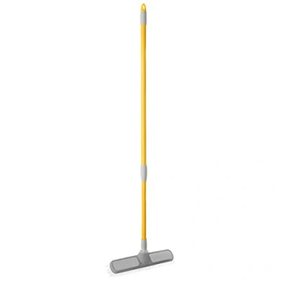 Immagine di Apex Spazzolone Frettazzo Gommato con Gomma Paracolpi e Manico Allungabile da 80 a 136 cm