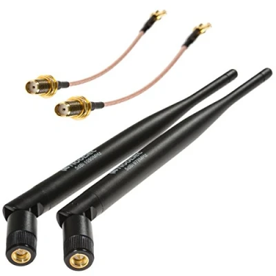 Immagine di NooElec ADS B Discovery 5dBi (High Gain) Antenna Bundle 1090 MHz e 978 per la Software Defined Radio (SDR) SMA MCX