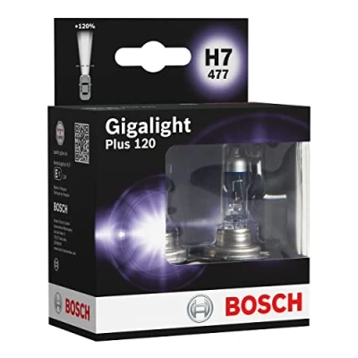Immagine di Bosch H7 Plus 120 Gigalight lampadine faro, 12 V 55 W PX26d, x2