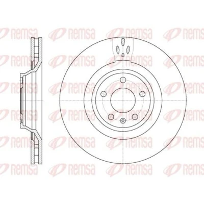 Immagine di REMSA 6942.10 Disco freno Assale anteriore 347, 347 30 5 ventilato AUDI: A6 C6 Avant, A4 B7 Sedan