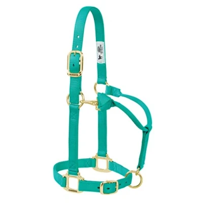 Immagine di Weaver Leather Cavezza da Cavallo in Nylon Regolabile Originale, Yearling, Verde Smeraldo